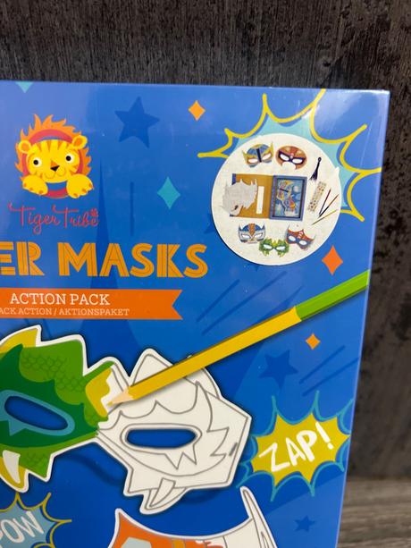 Tiger tribe vyrob si masku - akční hrdinovia,