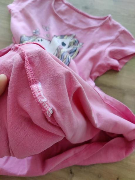 Šaty/tunika s krásnym jednorožcom, 116