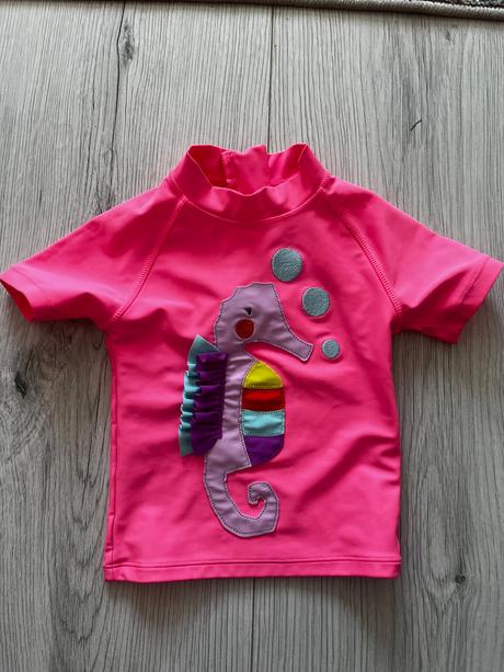 Dvojdielne neonovo ružové plavky s upf 50+, next,92