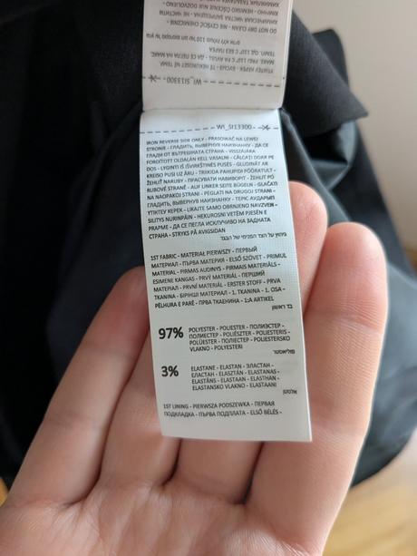 Čierne sako, sinsay,32