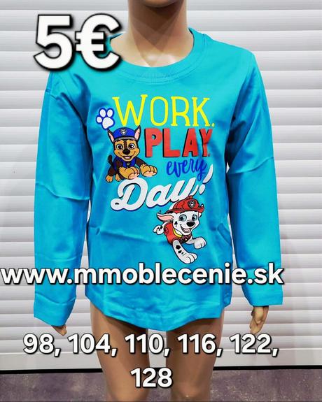 Tričko paw patrol, disney,98 - 128