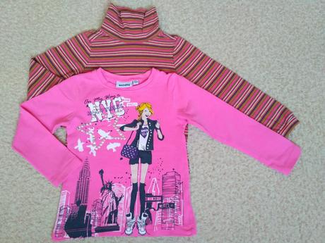 2x tričko s dlhým rukávom veľ.104, prémaman,104