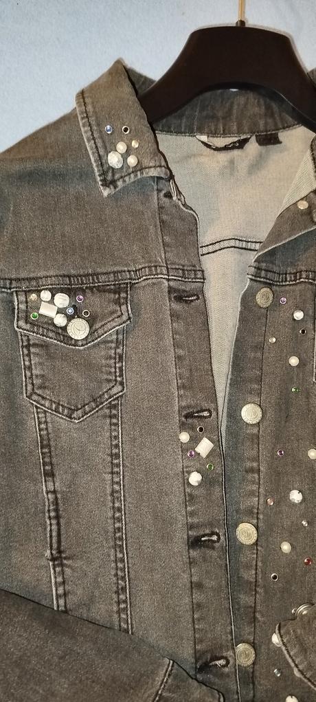 Dámska riflova bunda, l