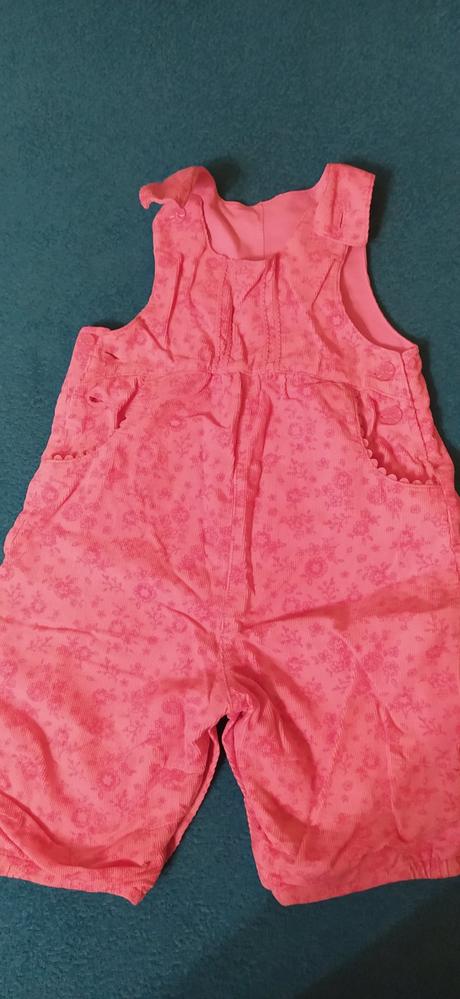 Krátke kordové nohavice na traky, 80