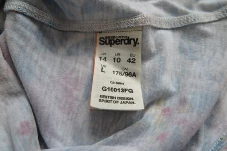 Dámske tričko s tropickým vzorom, superdry,l