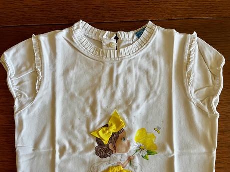 Elegantné tričko s dievčatkom s 3d sukničkou, mayoral,128