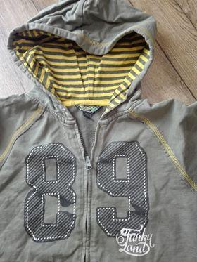 Mikina  khaki kenvelo, kenvelo,128