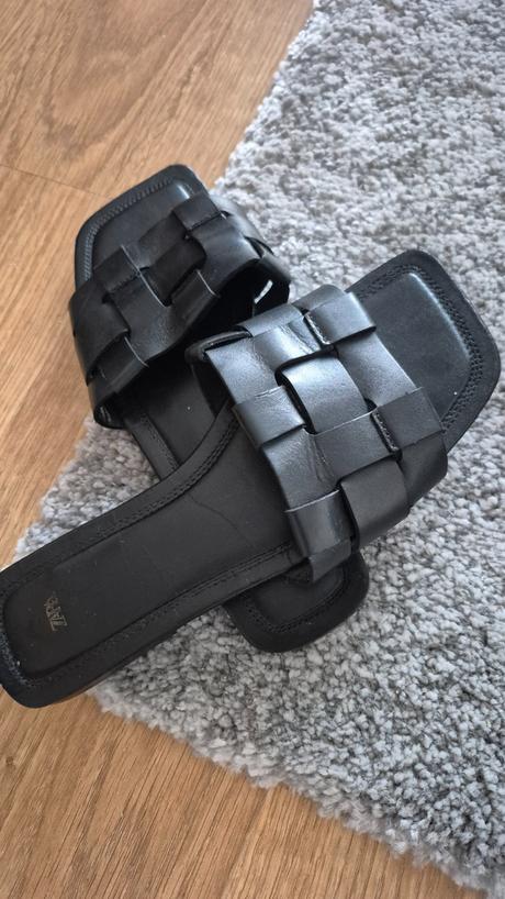 Kozene slapky zara, zara,38