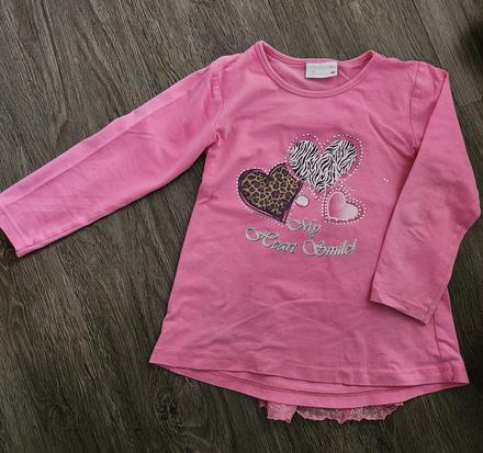 Krasna tunika/tricko 110/116, 110