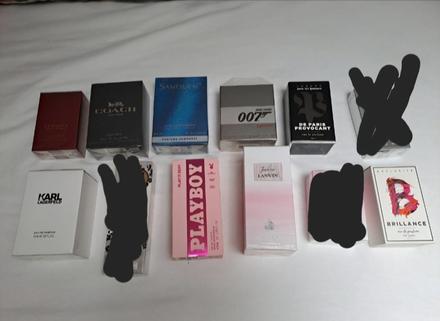 Parfém parfum rôzne,