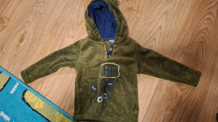 Flisova teplá mikina, lupilu,92