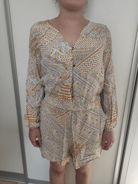 Letný kraťasový overál, l