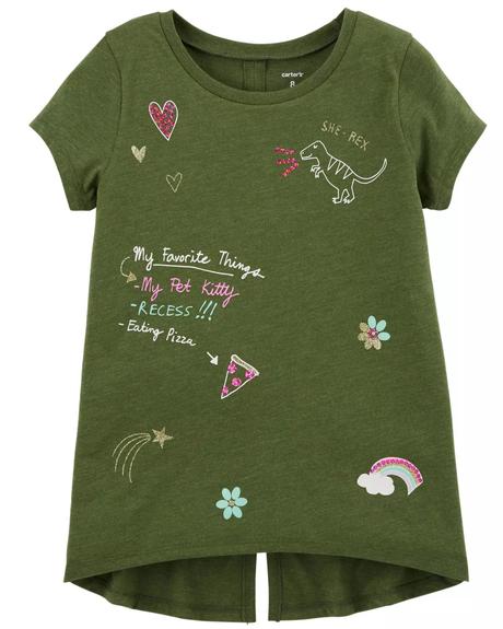 Grafická blúzka carter's usa, carter's,104 / 110 / 116 / 122 / 128