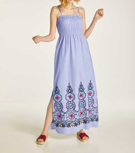 Dlhé šaty heine s výšivkou, s