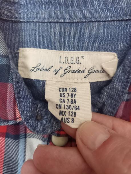 Chlapcenska kosela, h&m,128