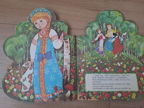 Snehulienka - stará retro knižka, 