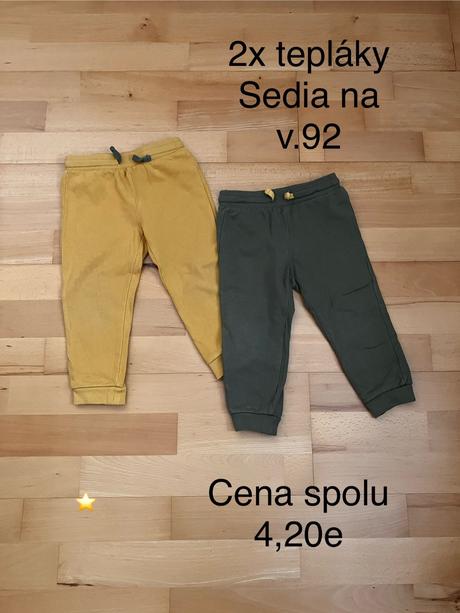 2x tepláky, pepco,92