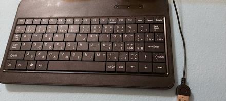 Mini klavesnica k tabletu, 
