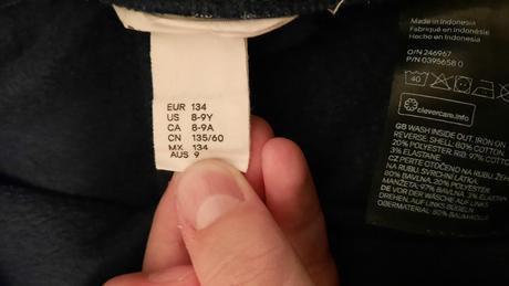 Tepláky hm, h&m,134