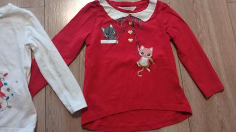 Tričká 2-4 roky, h&m,110