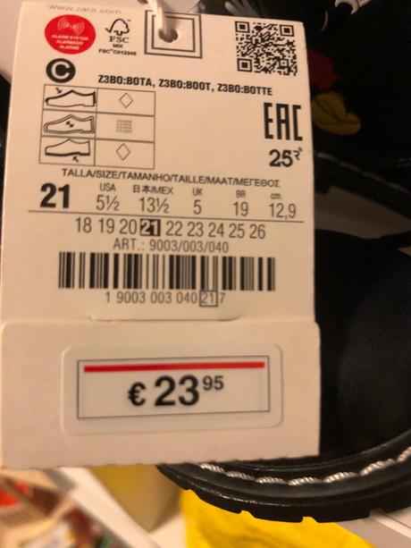 Topánky, zara,21