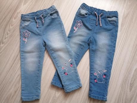 Dievčenské rifličky č. 86 spolu 7e- kus/4e, pepco,86