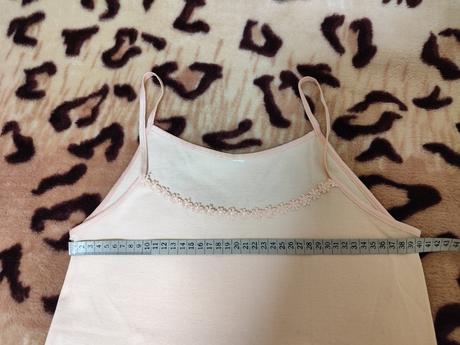 Elegantné bavlnené tielko marhuľovej farby, veľ.l,, l