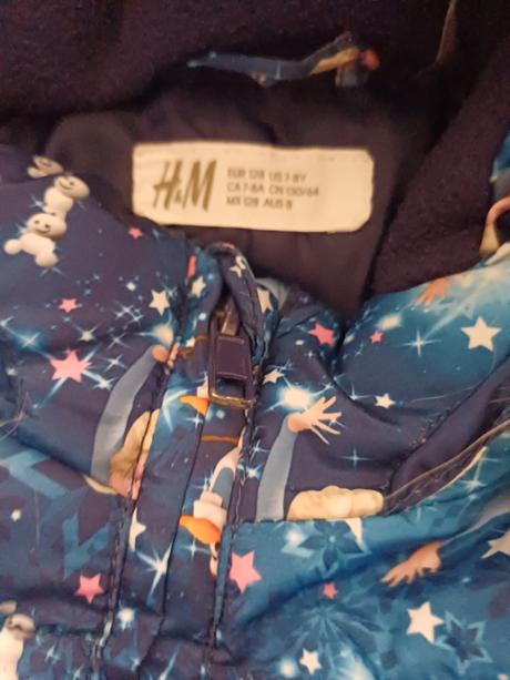 Zimná bunda, h&m,128