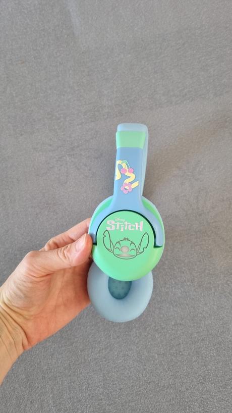 Svietiace bezdrôtové slúchadlá disney stitch,