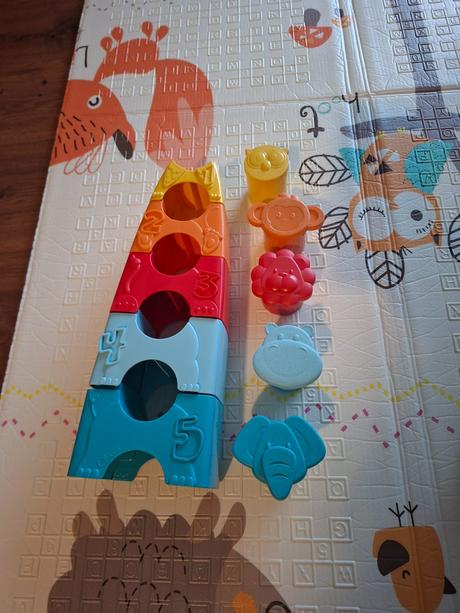 Montessori sada 2 x veža a 2 x mojkáčik, 