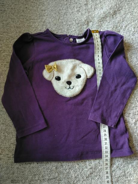 Tričko so psíkom, h&m,86