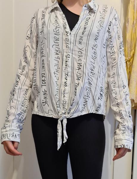 Popísaná košeľa, new yorker,m