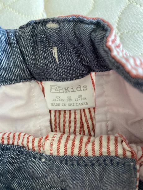 Detské kratke nohavice, f&f,80