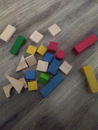 Drevené kocky-viac kusov, 