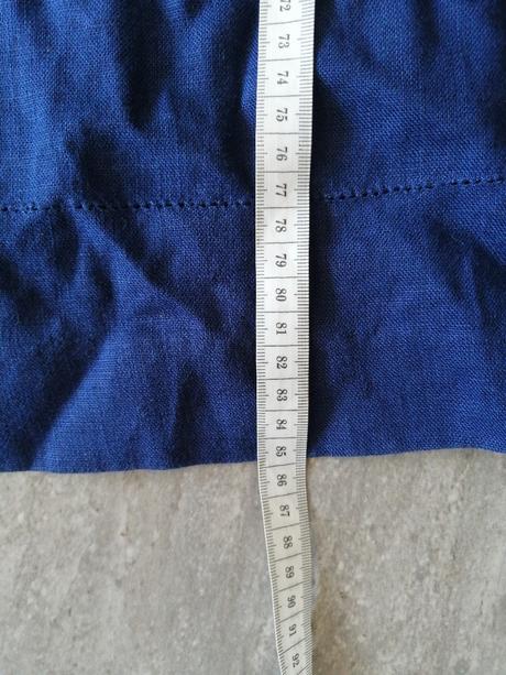 Ľanové šaty next a-tvar, v m, kráľovská modrá, next,m