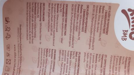 Bambusove vlozky do podprsenky,