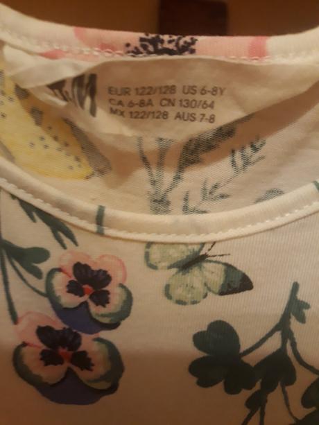 Rozne šaty na leto, h&m,122
