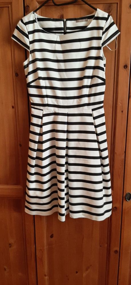 Čiernobiele šaty so spodničkou orsay, orsay,34