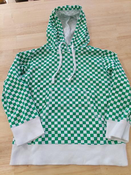 Kocková mikina, 128