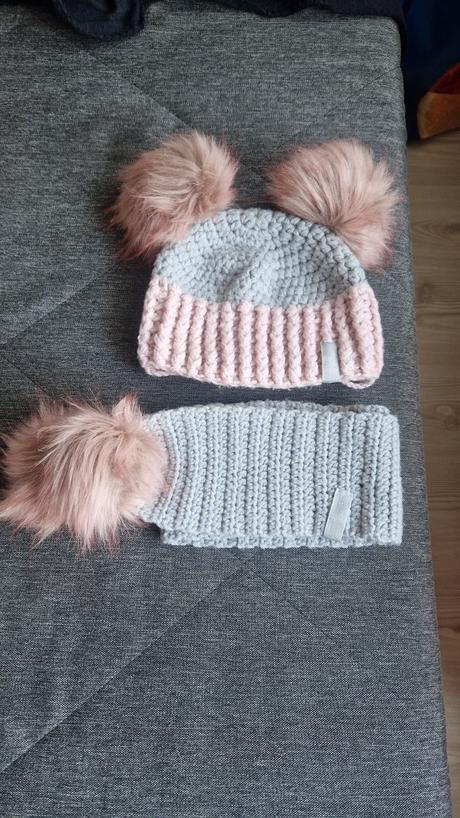 Zimný set - čiapka a šál, 110