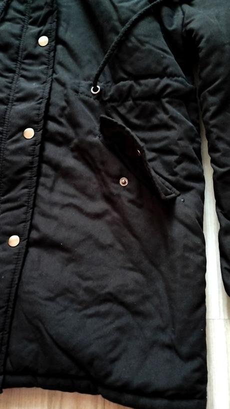 Zimná trištvrťová bunda s kapucňou, v. s/m/l, 38 - s