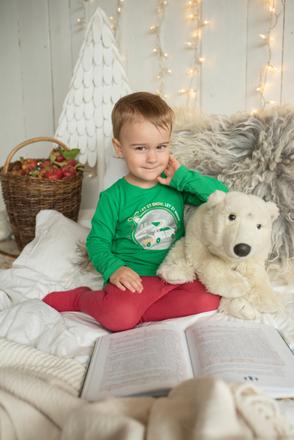 Detské vianočné tričko zelené xmas tshirt, lubime,92 - 134