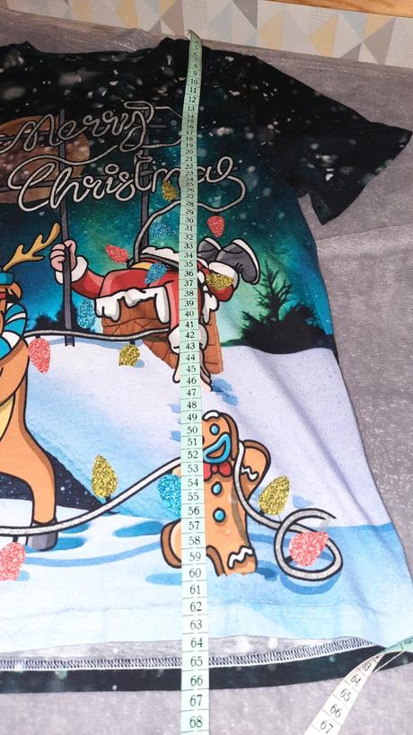 Tričko s vianočným motívom f&f 164, f&f,164