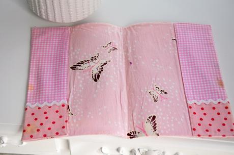 Textilný obal na kuchársku knihu, 