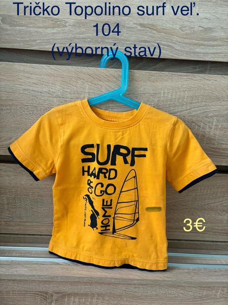 Tričko topolino - surf, veľ. 104, topolino,104
