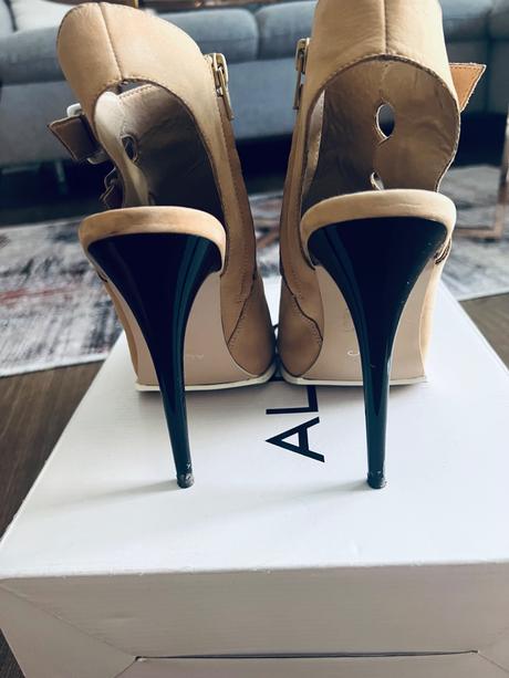 Aldo vysoké kožené sandále, 40