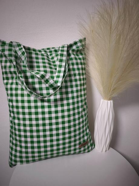 4-taška zeleno biele kocky, 