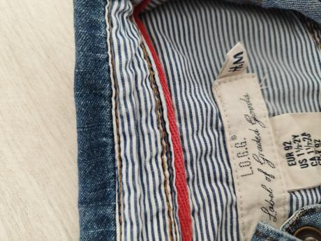 Riflová košeľa, h&m,92