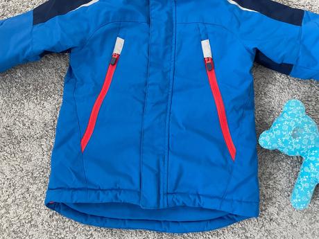 H&m bunda lyžiarska s kapucňou reflex.prvky 92, h&m,92