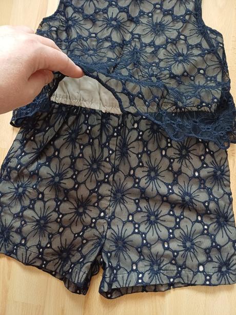 Čipkovany overal v 128, matalan,128